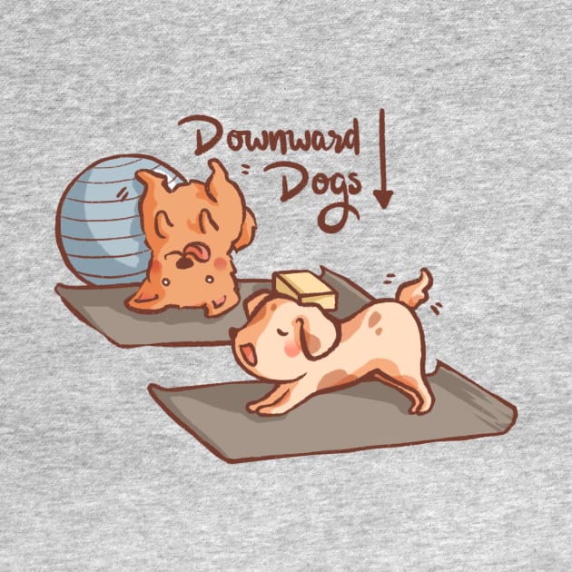 Downward Dogs by mschibious